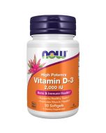 NOW Foods Vitamin D-3 2000iu Softgels 30