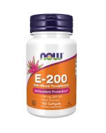 NOW Foods Vitamin E-200 Natural Mixed Tocopherols Softgels 100
