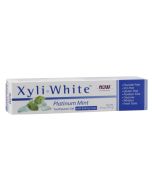 NOW Foods XyliWhite Platinum Mint Toothpaste Gel w/Baking Soda 181g Ingredients Label 1