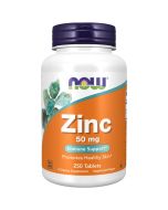 NOW Foods Zinc 50mg Tablets 250