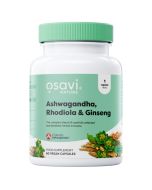 Osavi Ashwagandha + Rhodiola & Ginseng Capsules 60