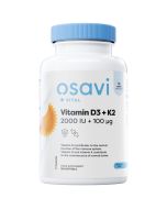 Osavi Vitamin D3 + K2 2000iu + 100mcg Softgels 120