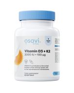 Osavi Vitamin D3 + K2 2000iu + 100mcg Softgels 60