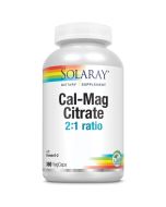 Solaray Cal Mag Citrate 2:1 with Vitamin D3 Capsules 360