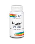 Solaray Free-Form L-Lysine 500mg Capsules 60 