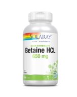 Solaray High Potency Betaine HCI 650 mg 250 Vegetable Capsules