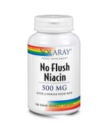 Solaray No Flush Niacin 500mg Capsules 100