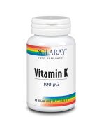 Solaray Vitamin K 100mcg Tablets 60 