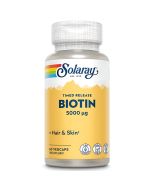 Solaray Biotin Timed-Release 5000mcg Caps 60