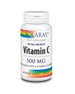 Solaray Vitamin C Two Stage Time Release 500mg Capsules 60 