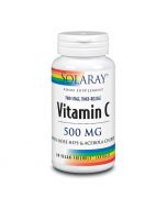 Solaray Vitamin C Two Stage Time Release 500mg Capsules 60 