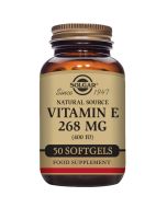 Solgar Vitamin E 268mg (400iu) Vegetarian Softgels 50