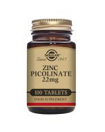 Solgar Zinc Picolinate 22mg Tablets 100