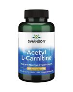 Swanson Acetyl L-Carnitine 500mg Capsules 100