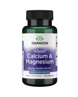 Swanson Albion Calcium & Magnesium Capsules 60