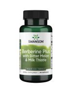 Swanson Berberine Plus with Bitter Melon & Milk Thistle Capsules 60