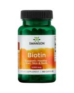 Swanson Biotin 5000mcg Capsules 100