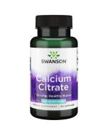 Swanson Calcium Citrate 200mg Capsules 60