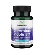 Swanson Chromium Picolinate 200mcg Capsules 100