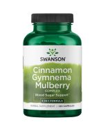 Swanson Cinnamon Gymnema Mulberry Complex Capsules 120