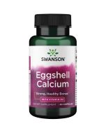 Swanson Eggshell Calcium with Vitamin D3 Capsules 60