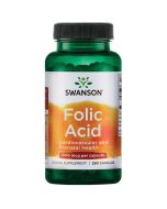 Swanson Folic Acid 800mcg Capsules 250