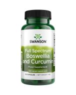 Swanson Full Spectrum Boswellia and Curcumin 300mg Capsules 60