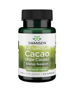 Swanson Full Spectrum Cacao (Raw Cocoa) 400mg Capsules 60