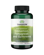 Swanson Full Spectrum Cinnamon Fenugreek and Gymnema Capsules 120