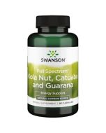 Swanson Full Spectrum Kola Nut Catuaba & Guarana Capsules 90