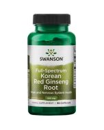 Swanson Full Spectrum Korean Red Ginseng Root 400mg Capsules 90