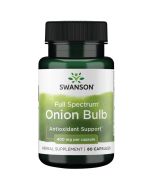 Swanson Full Spectrum Onion Bulb 400mg Capsules 60