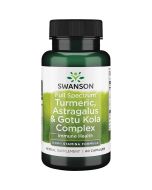 Swanson Full Spectrum Turmeric Astragalus & Gotu Kola Complex Capsules 60