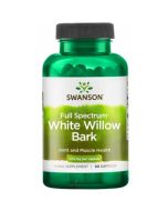 Swanson Full Spectrum White Willow Bark 400mg Capsules 90