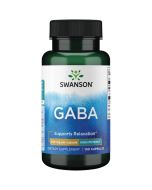 Swanson GABA 500mg Capsules 100