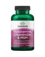 Swanson Glucosamine Chondroitin & MSM 750mg Tablets 120