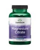 Swanson Magnesium Citrate 225mg Super-Strength Tablets 240