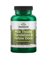 Swanson Milk Thistle Dandelion & Yellow Dock Capsules 120