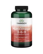 Swanson MultiOmega 3-6-9 Flax & Borage & Fish Oils Softgels 120