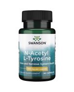 Swanson N-Acetyl L-Tyrosine 350mg Capsules 60