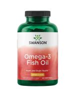 Swanson Omega-3 Fish Oil Lemon Softgels 150