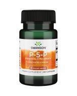 Swanson P-5-P (Pyridoxal-5-Phosphate) Coenzymated Vitamin B6 20mg Capsules 60