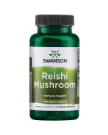 Swanson Reishi Mushroom 600mg Capsules 60