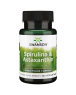 Swanson Spirulina & Astaxanthin 120 Veggie Tablets