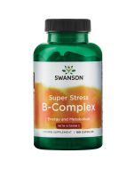 Swanson Super Stress B-Complex with Vitamin C Capsules 100