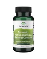 Swanson Turmeric Ashwagandha & Ginseng Complex Capsules 60