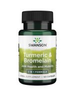 Swanson Turmeric & Bromelain Capsules 60