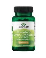 Swanson Ultimate 16 Strain Probiotic with FOS 3.2bn CFU Capsules 60