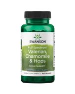 Swanson Valerian Chamomile & Hops Capsules 60