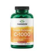 Swanson Vitamin C with Rose Hips Extract Timed-Release 1000mg Tablets 250